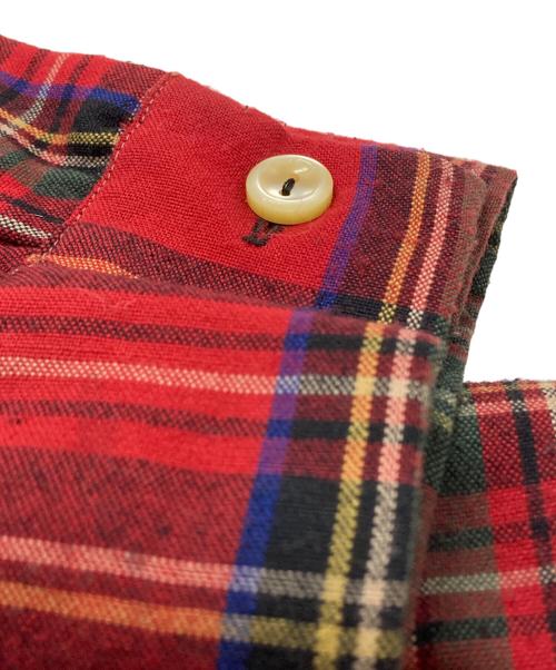 macgregor（マクレガー）macgregor (マクレガー) 50’s タータンチェック開襟シャツ/Open-collar shirt レッド サイズ:Mの古着・服飾アイテム