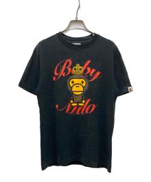 BAPE BY A BATHING APE（ベイプバイアベイシングエイプ）の古着「00'S ベイビーマイロTee」｜ブラック