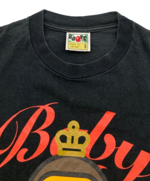 BAPE BY A BATHING APE（ベイプバイアベイシングエイプ）BAPE BY A BATHING APE (ベイプバイアベイシングエイプ) 00'S ベイビーマイロTee ブラック サイズ:Sの古着・服飾アイテム
