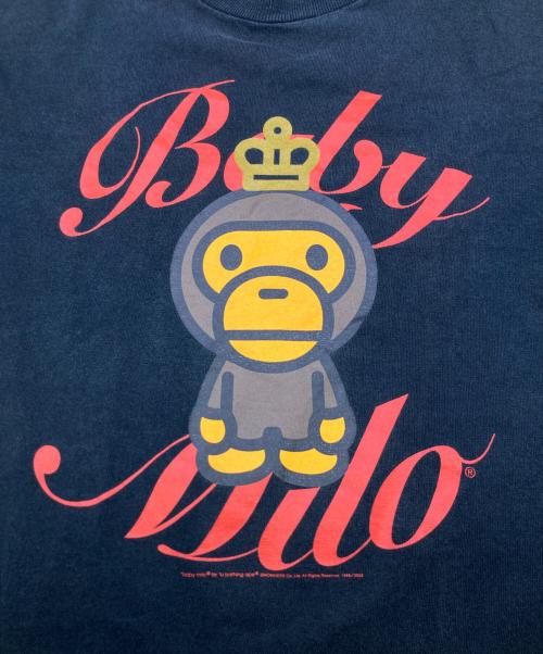 BAPE BY A BATHING APE（ベイプバイアベイシングエイプ）BAPE BY A BATHING APE (ベイプバイアベイシングエイプ) 00'S ベイビーマイロTee ブラック サイズ:Sの古着・服飾アイテム