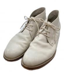 JIL SANDER（ジルサンダー）の古着「デザートブーツ/Desert boots」｜ホワイト