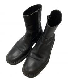 GUCCI（グッチ）の古着「サイドジップレザーブーツ/Side-zip leather boots」｜ブラック
