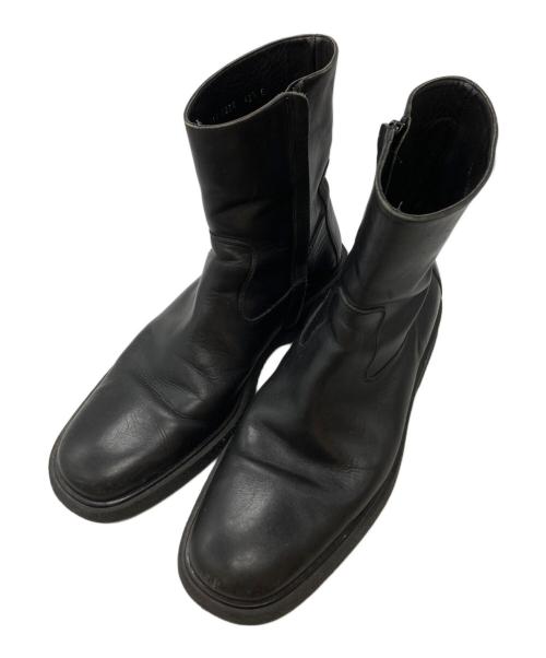 GUCCI（グッチ）GUCCI (グッチ) サイドジップレザーブーツ/Side-zip leather boots ブラック サイズ:43 1/2の古着・服飾アイテム