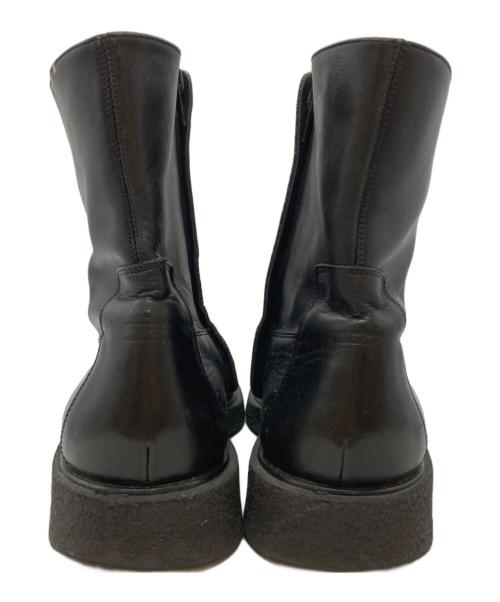 GUCCI（グッチ）GUCCI (グッチ) サイドジップレザーブーツ/Side-zip leather boots ブラック サイズ:43 1/2の古着・服飾アイテム
