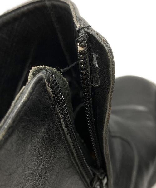 GUCCI（グッチ）GUCCI (グッチ) サイドジップレザーブーツ/Side-zip leather boots ブラック サイズ:43 1/2の古着・服飾アイテム