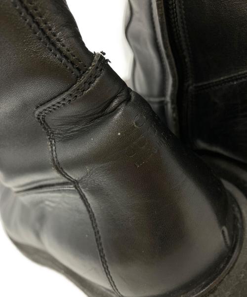 GUCCI（グッチ）GUCCI (グッチ) サイドジップレザーブーツ/Side-zip leather boots ブラック サイズ:43 1/2の古着・服飾アイテム