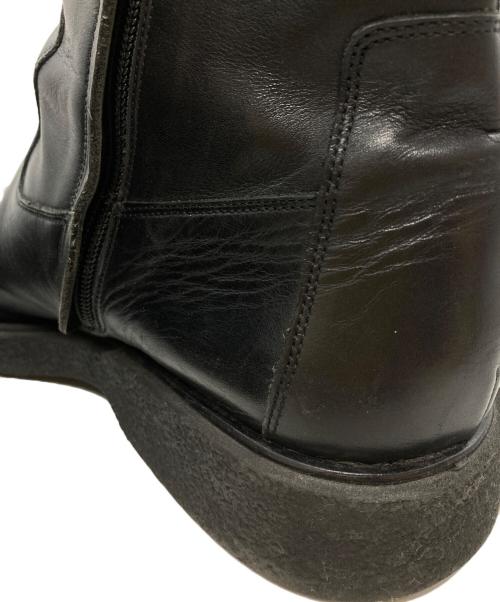 GUCCI（グッチ）GUCCI (グッチ) サイドジップレザーブーツ/Side-zip leather boots ブラック サイズ:43 1/2の古着・服飾アイテム