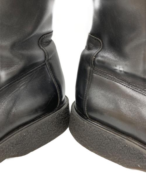 GUCCI（グッチ）GUCCI (グッチ) サイドジップレザーブーツ/Side-zip leather boots ブラック サイズ:43 1/2の古着・服飾アイテム