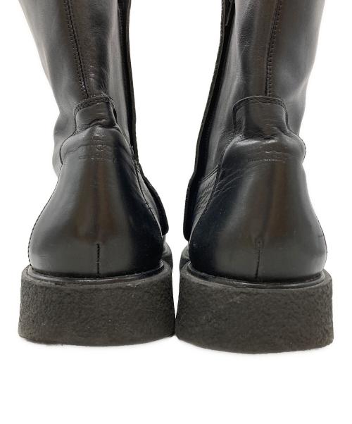 GUCCI（グッチ）GUCCI (グッチ) サイドジップレザーブーツ/Side-zip leather boots ブラック サイズ:43 1/2の古着・服飾アイテム
