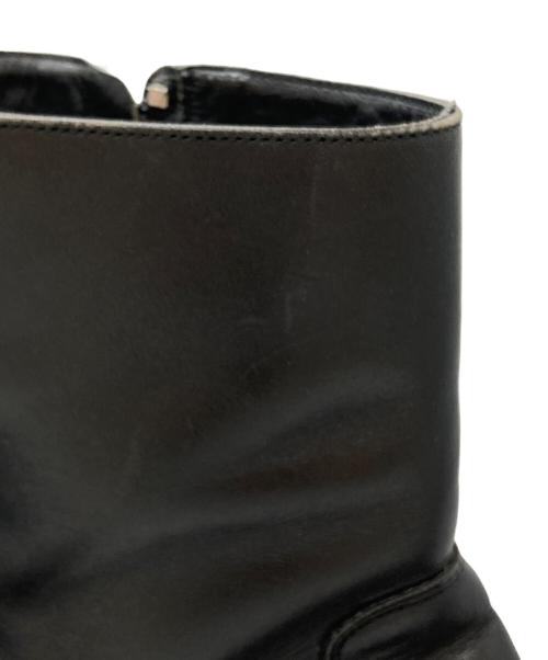 GUCCI（グッチ）GUCCI (グッチ) サイドジップレザーブーツ/Side-zip leather boots ブラック サイズ:43 1/2の古着・服飾アイテム