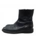 GUCCI (グッチ) サイドジップレザーブーツ/Side-zip leather boots ブラック サイズ:43 1/2：28000円