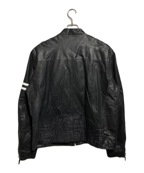 wilsons leather（ウィルソンズレザー）WILSONS LEATHER (ウィルソンズレザー) 90’sレザージャケット ブラック サイズ:Lの古着・服飾アイテム