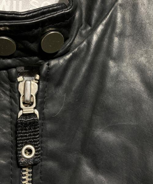 wilsons leather（ウィルソンズレザー）WILSONS LEATHER (ウィルソンズレザー) 90’sレザージャケット ブラック サイズ:Lの古着・服飾アイテム