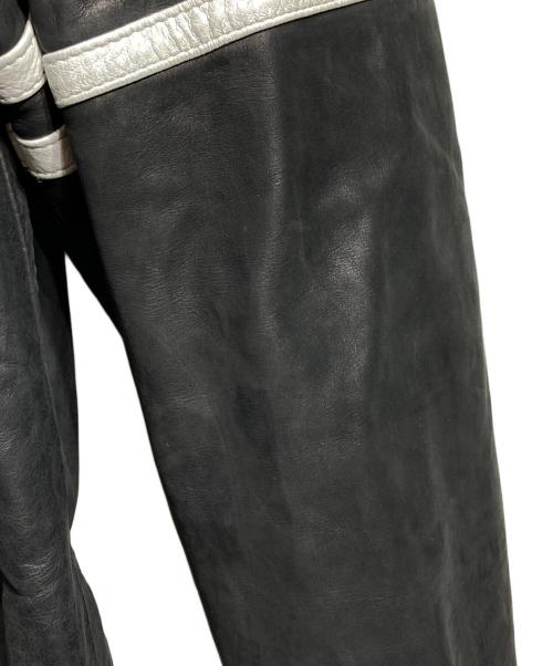 wilsons leather（ウィルソンズレザー）WILSONS LEATHER (ウィルソンズレザー) 90’sレザージャケット ブラック サイズ:Lの古着・服飾アイテム