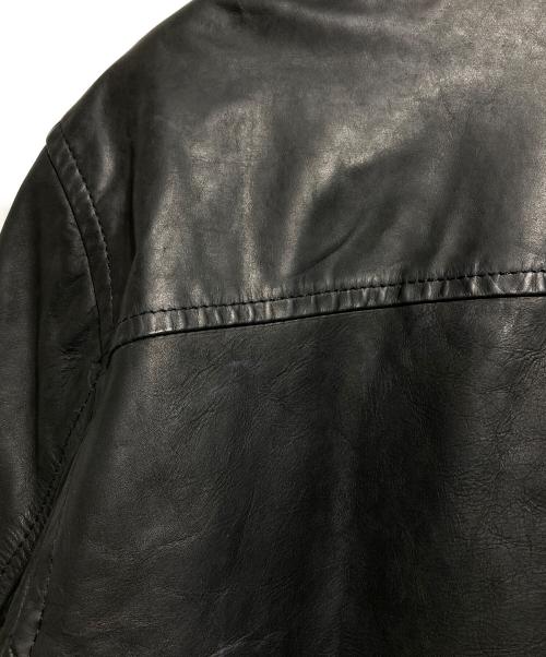wilsons leather（ウィルソンズレザー）WILSONS LEATHER (ウィルソンズレザー) 90’sレザージャケット ブラック サイズ:Lの古着・服飾アイテム