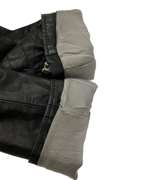 wilsons leather（ウィルソンズレザー）WILSONS LEATHER (ウィルソンズレザー) 90’sレザージャケット ブラック サイズ:Lの古着・服飾アイテム