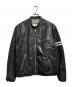 WILSONS LEATHER（ウィルソンズレザー）の古着「90’sレザージャケット」｜ブラック