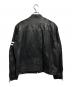 WILSONS LEATHER (ウィルソンズレザー) 90’sレザージャケット ブラック サイズ:L：18000円