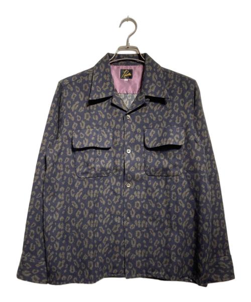Needles（ニードルズ）Needles (ニードルズ) レオパードオープンカラーシャツ/Leopard Print Open-Collar Shirt ブラック×カーキ サイズ:Sの古着・服飾アイテム