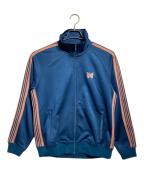 Needlesニードルズ）の古着「Track Jacket - Poly Smooth/トラックジャケット-ポリスムース」｜ピンク×グリーン