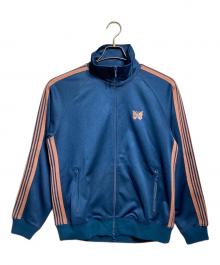 Needles（ニードルズ）の古着「Track Jacket - Poly Smooth/トラックジャケット-ポリスムース」｜ピンク×グリーン