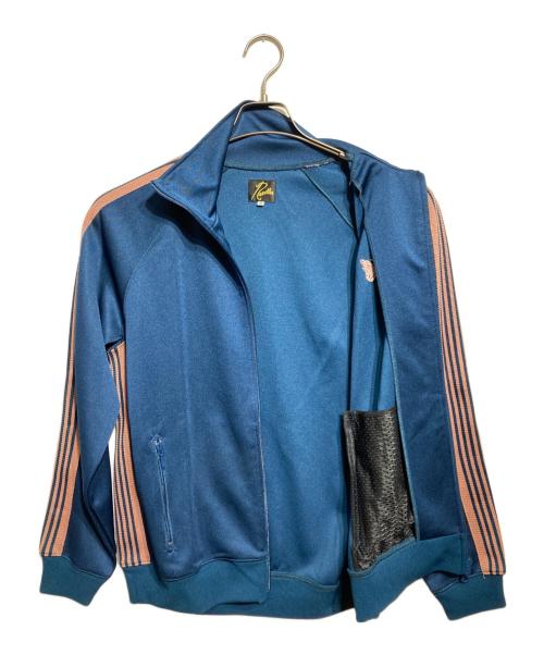 Needles（ニードルズ）Needles (ニードルズ) Track Jacket - Poly Smooth/トラックジャケット-ポリスムース ピンク×グリーン サイズ:Mの古着・服飾アイテム