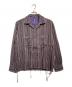 Needles（ニードルズ）の古着「ジャガードオープンカラーシャツ/Jacquard Open-Collar Shirt」｜ピンク