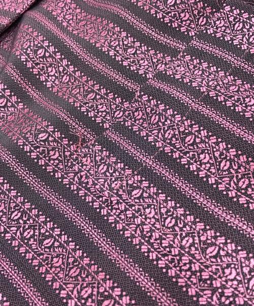 Needles（ニードルズ）Needles (ニードルズ) C.O.B S/S One-Up Shirt/半袖シャツ ブラック×ピンク サイズ:XSの古着・服飾アイテム