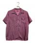 Needles（ニードルズ）の古着「C.O.B S/S One-Up Shirt/半袖シャツ」｜ブラック×ピンク