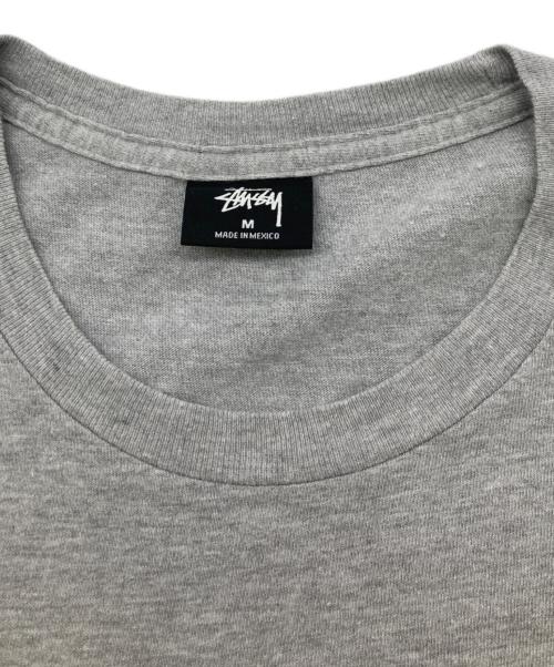 stussy（ステューシー）stussy (ステューシー) プリントTシャツ グレー サイズ:Ⅿの古着・服飾アイテム