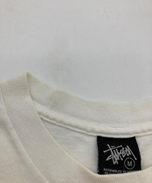 stussy（ステューシー）stussy (ステューシー) 00’s LOVE SCULL プリントTシャツ ホワイト サイズ:Mの古着・服飾アイテム