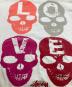 中古・古着 stussy (ステューシー) 00’s LOVE SCULL プリントTシャツ ホワイト サイズ:M：8000円