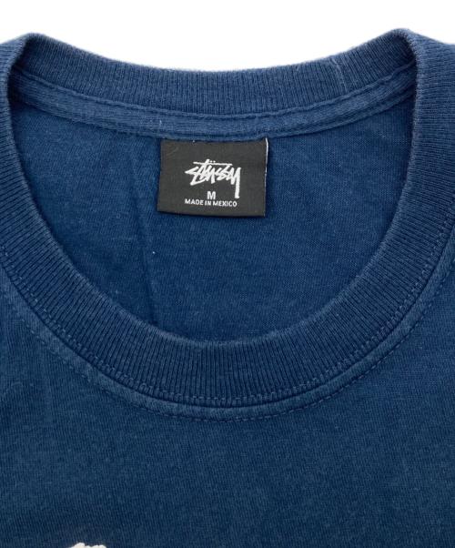 stussy（ステューシー）stussy (ステューシー) プリントTシャツ ネイビー サイズ:Mの古着・服飾アイテム