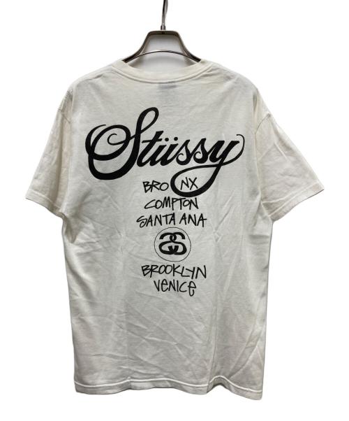 stussy（ステューシー）stussy (ステューシー) 00’sプリントTシャツ ホワイト サイズ:Mの古着・服飾アイテム