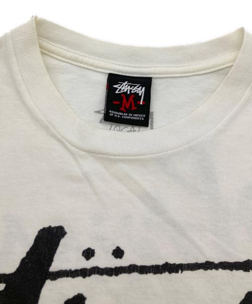 stussy（ステューシー）stussy (ステューシー) 00’sプリントTシャツ ホワイト サイズ:Mの古着・服飾アイテム