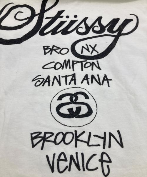 stussy（ステューシー）stussy (ステューシー) 00’sプリントTシャツ ホワイト サイズ:Mの古着・服飾アイテム