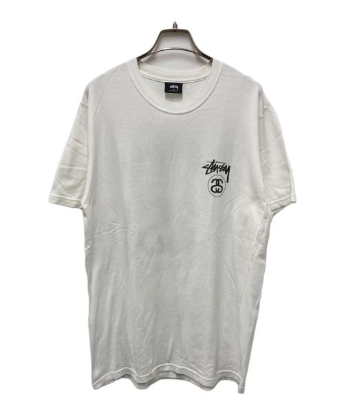 stussy（ステューシー）stussy (ステューシー) プリントTシャツ ホワイト サイズ:Mの古着・服飾アイテム