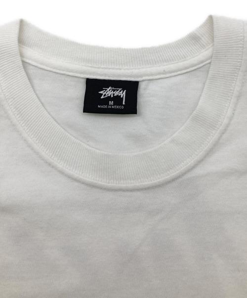 stussy（ステューシー）stussy (ステューシー) プリントTシャツ ホワイト サイズ:Mの古着・服飾アイテム