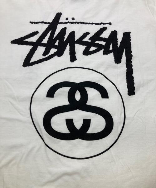 stussy（ステューシー）stussy (ステューシー) プリントTシャツ ホワイト サイズ:Mの古着・服飾アイテム