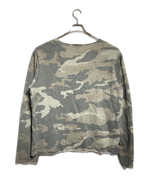 DOLCE & GABBANA（ドルチェ＆ガッバーナ）DOLCE & GABBANA (ドルチェ＆ガッバーナ) カットオフカモフラスウェット カーキ サイズ:52の古着・服飾アイテム