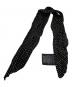 Saint Laurent Paris (サンローランパリ) ドット柄ナロースカーフ/Polka-dot narrow scarf ブラック サイズ:5×136cm：13000円