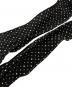 中古・古着 Saint Laurent Paris (サンローランパリ) ドット柄ナロースカーフ/Polka-dot narrow scarf ブラック サイズ:5×136cm：13000円