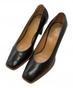 KATIMカチム）の古着「スクエアトゥーパンプス/Square-toe pumps」｜ブラック