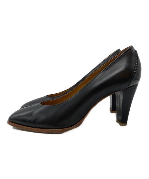KATIM（カチム）KATIM (カチム) スクエアトゥーパンプス/Square-toe pumps ブラック サイズ:36 1/2の古着・服飾アイテム
