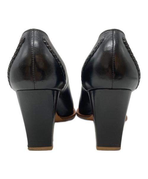 KATIM（カチム）KATIM (カチム) スクエアトゥーパンプス/Square-toe pumps ブラック サイズ:36 1/2の古着・服飾アイテム