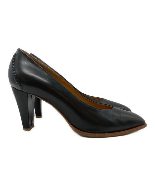 KATIM（カチム）KATIM (カチム) スクエアトゥーパンプス/Square-toe pumps ブラック サイズ:36 1/2の古着・服飾アイテム