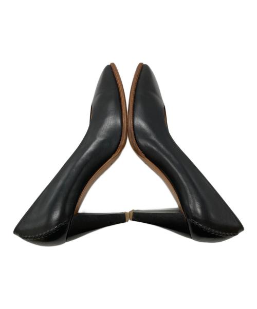 KATIM（カチム）KATIM (カチム) スクエアトゥーパンプス/Square-toe pumps ブラック サイズ:36 1/2の古着・服飾アイテム