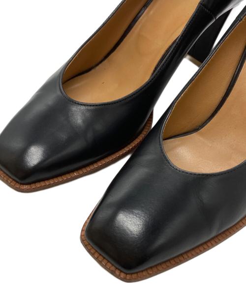 KATIM（カチム）KATIM (カチム) スクエアトゥーパンプス/Square-toe pumps ブラック サイズ:36 1/2の古着・服飾アイテム