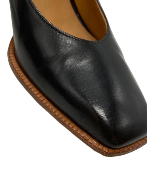 KATIM（カチム）KATIM (カチム) スクエアトゥーパンプス/Square-toe pumps ブラック サイズ:36 1/2の古着・服飾アイテム