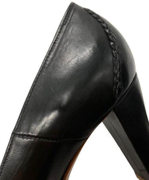 KATIM（カチム）KATIM (カチム) スクエアトゥーパンプス/Square-toe pumps ブラック サイズ:36 1/2の古着・服飾アイテム